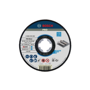 Mola da taglio per metallo x lock uso professionale 115x2 5x22 23 mm abrasivo ossido alluminio  pro metal 2608619253