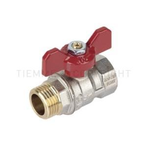 Valvola a sfera maschio femmina ottone 1 1/4 leva farfalla  2360031