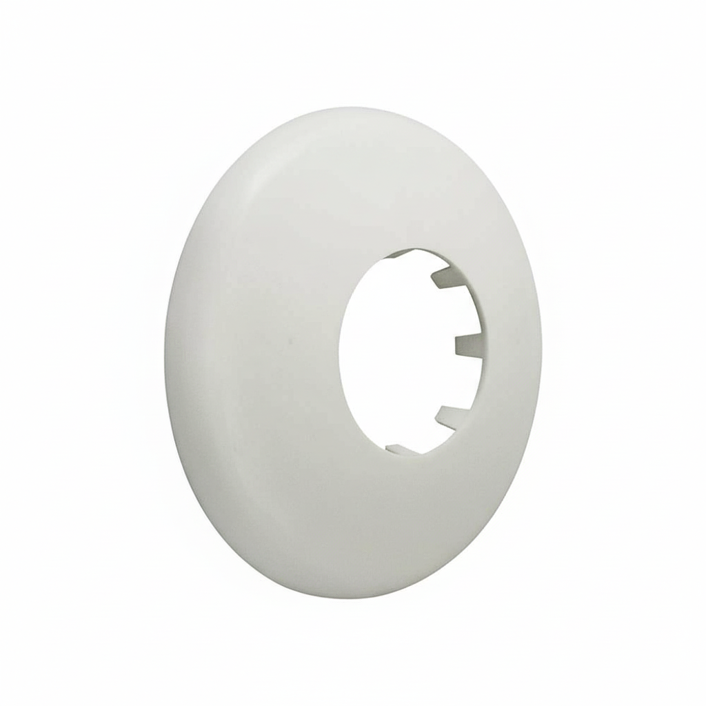 rosone copritubo bianco per raccordo wc DN 110 bampi