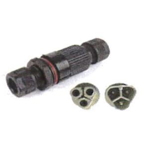 Connettore rapido 3 poliip68 450v 17.5a nero per cavi ø 0,5÷2,5mm²  io69002