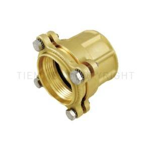 Raccordo diritto femmina iso 228 per tubo pe ø75 x 2 1/2 pollici ottone  3400054