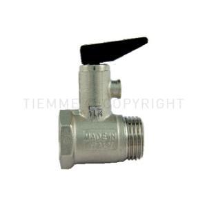 Valvola sicurezza scaldabagno 1 2 8 5 bar iso 228 ottone cw617n  1930001