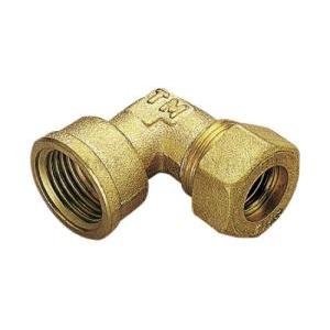 Gomito 16x1/2 compressione rame o ring ottone 16 bar  1300045