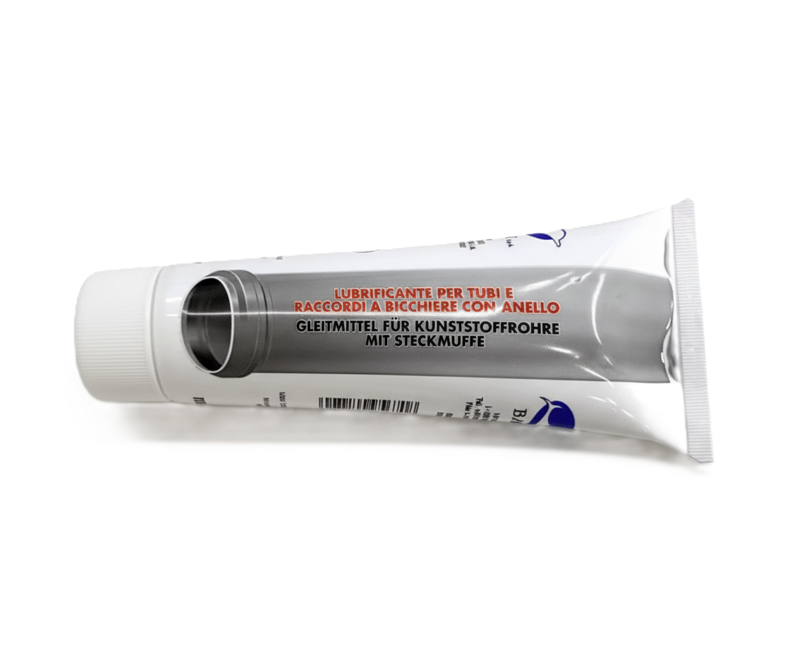 lubrificante per tubi idraulici e raccordi a bicchiere con anello Bampi 250 grammi