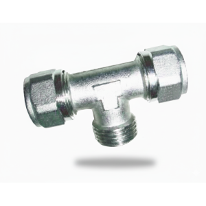 Raccordo diritto filettato maschio 26x3/4" in ottone nichelato per tubo multistrato pex-al-pex  blgm2634