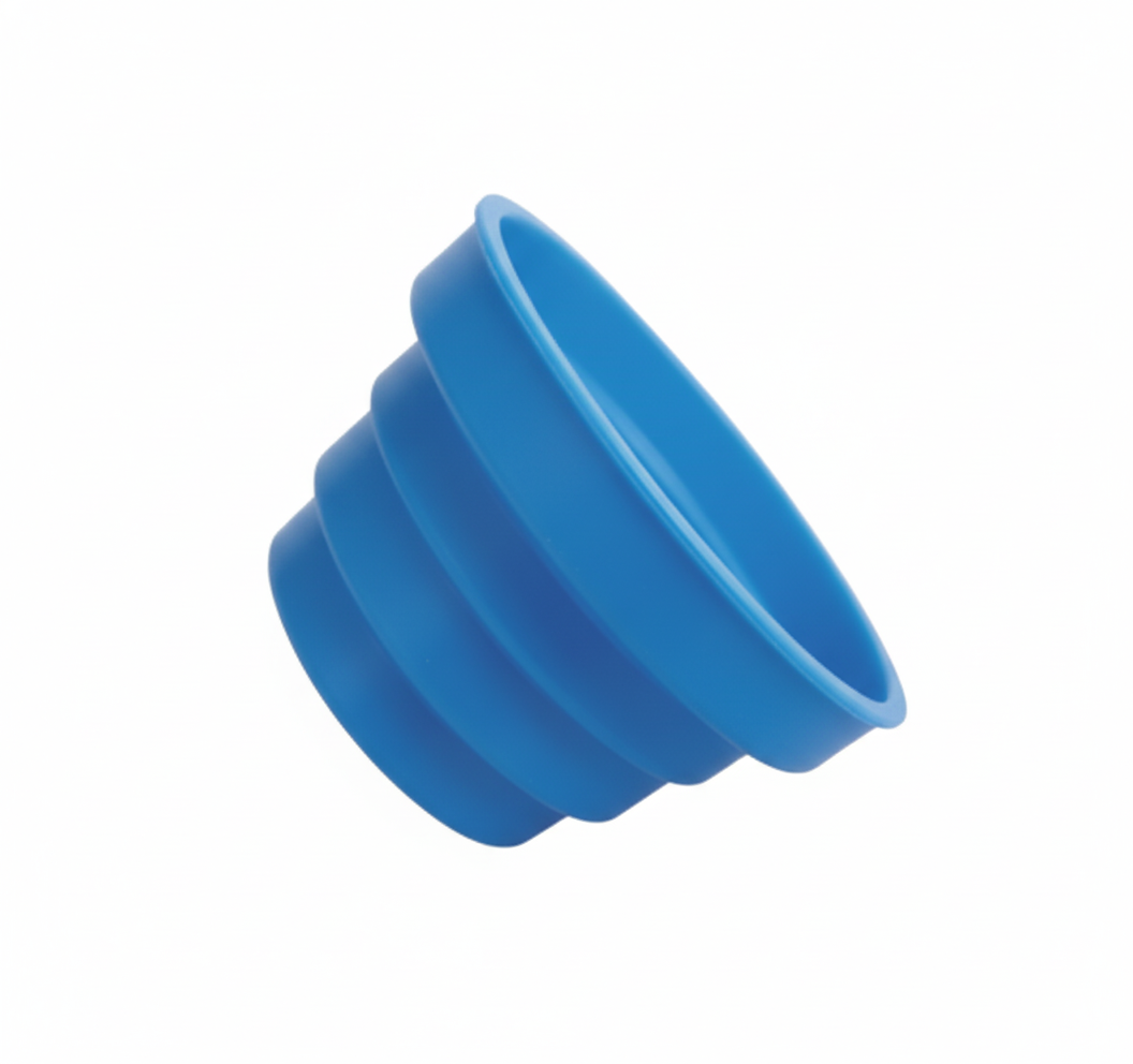 tappo protezione raccordi curve tecniche DN40 BAMPI in plastica blu per scarico idrico