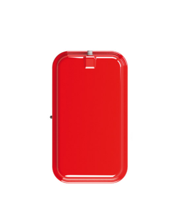 Profilo laterale vaso espansione piatto rosso per impianti riscaldamento CIMM SPA 6 litri