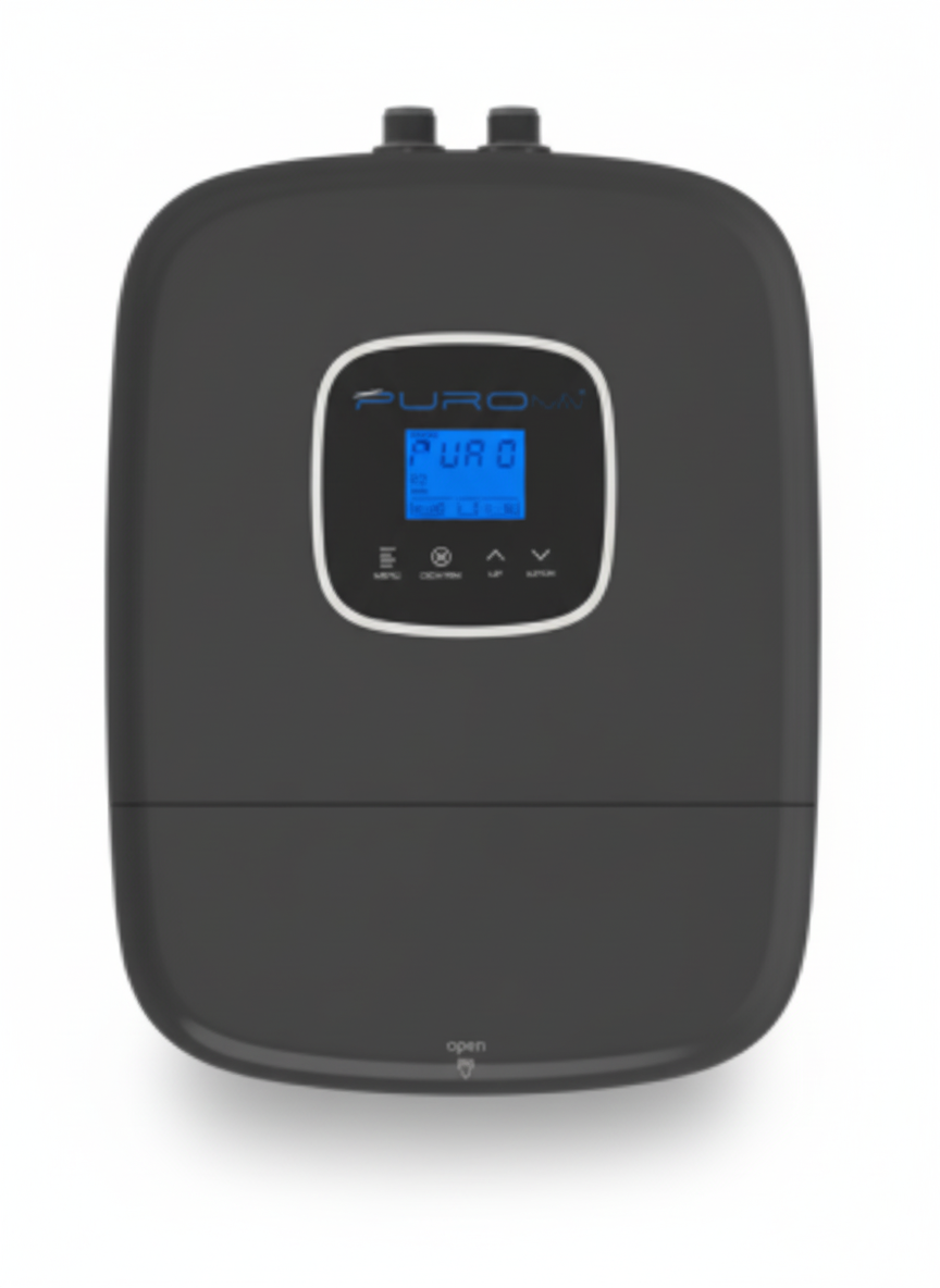 Addolcitore cabinato acqua PS20 con display touch per trattamento anticalcare