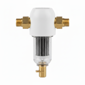 Filtro per sedimenti autopulente con tecnologia di lavaggio brevettata e corpo compatto in acciaio inox  black filter easy bfe