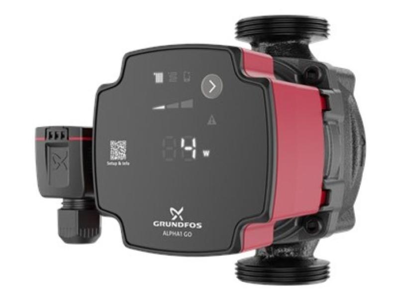 particolare corpo pompa grundfos alpha1 go 25 40 130 ad alta efficienza