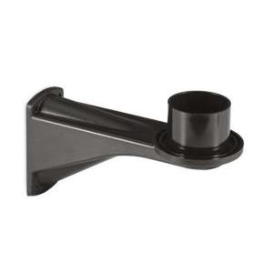 Braccio parete palo policarbonato nero ø60 palu  450-1000500n