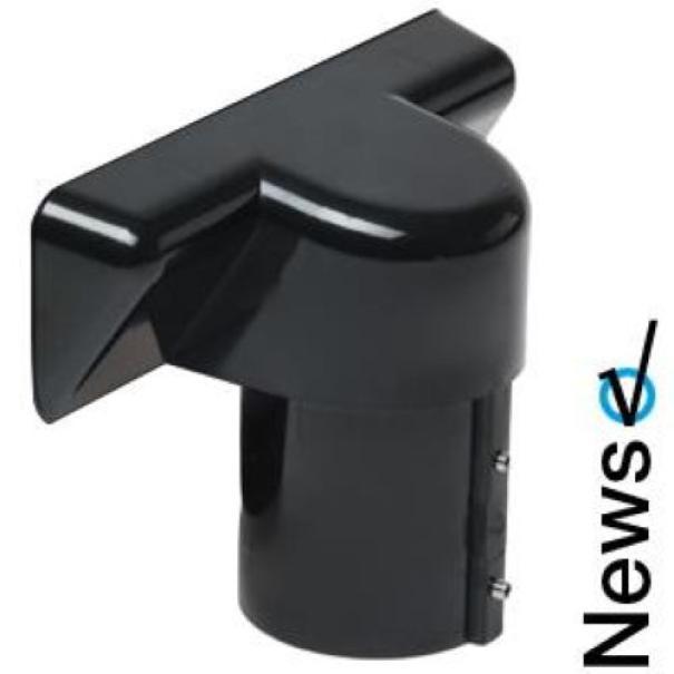 testapalo singolo per illuminazione esterna nero mareco luce corpo policarbonato testapalo illuminazione da esterno nero per palo diametro 60 mm mareco