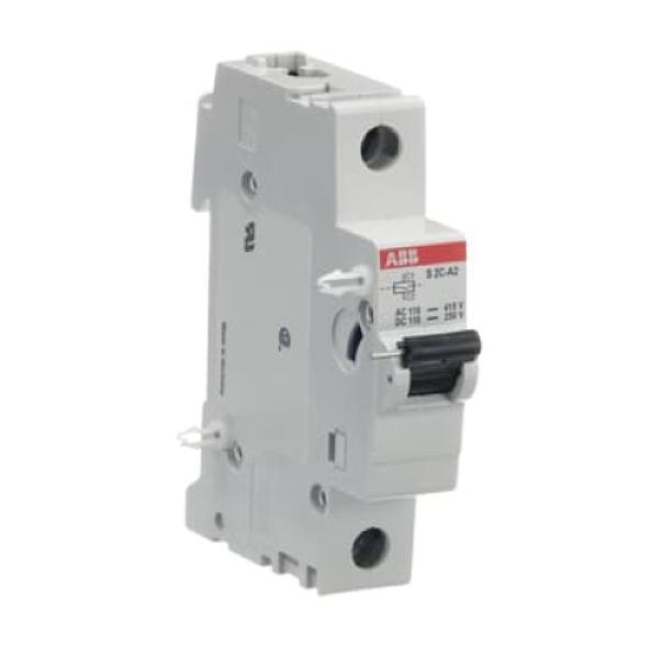 Vista laterale bobina sgancio ABB S2C A2 accessorio per interruttori serie S200