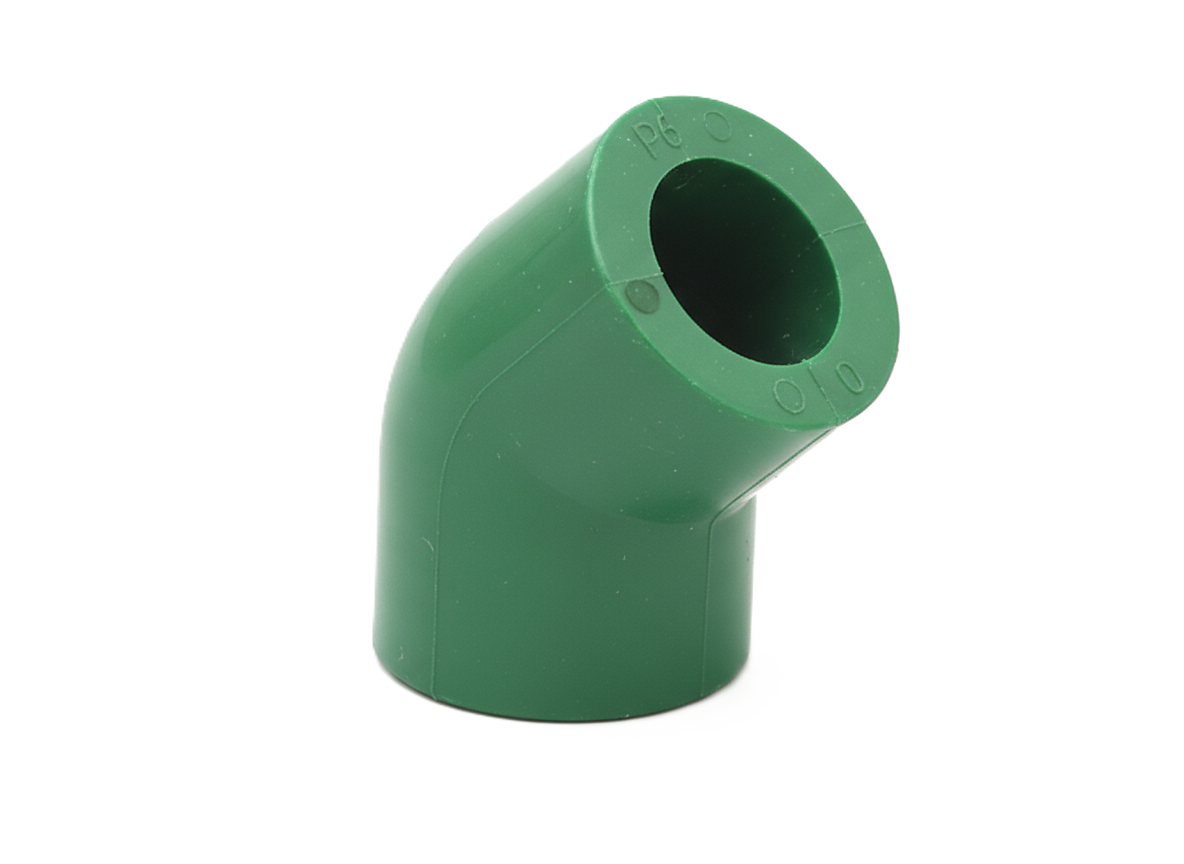 gomito pp r 45 gradi femmina femmina dn 20 bampi per impianti idrici