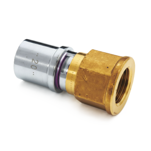 Raccordo diritto femmina 26x1 pollice pex al pex serie mp profilo th  mpmf2601