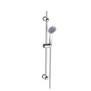 Set saliscendi doccia mali metallo cromato 3 getti asta 72cm idrobric blisal0131cr