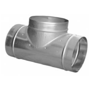 Derivazione a t 90° dn100/100 mm acciaio zincato  tee90100100