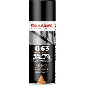 Spray zinco lamellare 98% zincante a freddo 400 ml  g63 g6300
