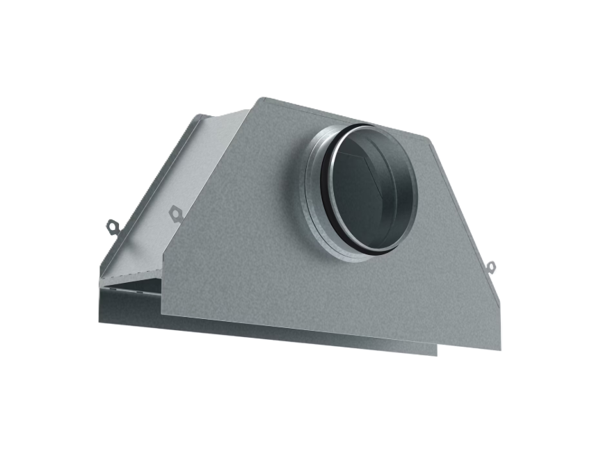 plenum isolato esternamente per diffusore lineare systemair per distribuzione aria