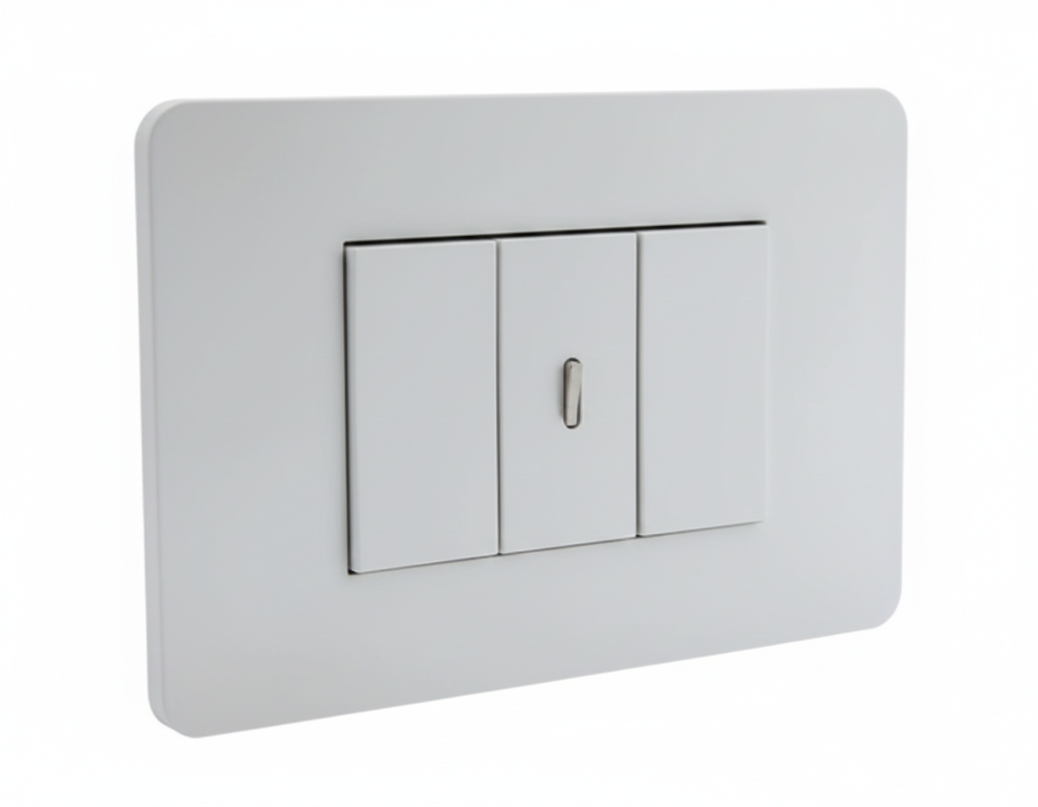 dettaglio sonda temperatura ambiente NTC 12K BAMPI per placca civile