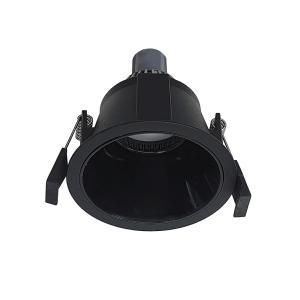 Faretto incasso soffitto alluminio nero gu10 ip20 diretto rossini virtual vir002nn