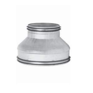 Riduzione concentrica corta d300x200 zincata con guarnizione  rcg300200