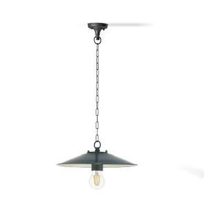 Sospensione e27 soffitto alluminio grafite ip43  antique 213 16