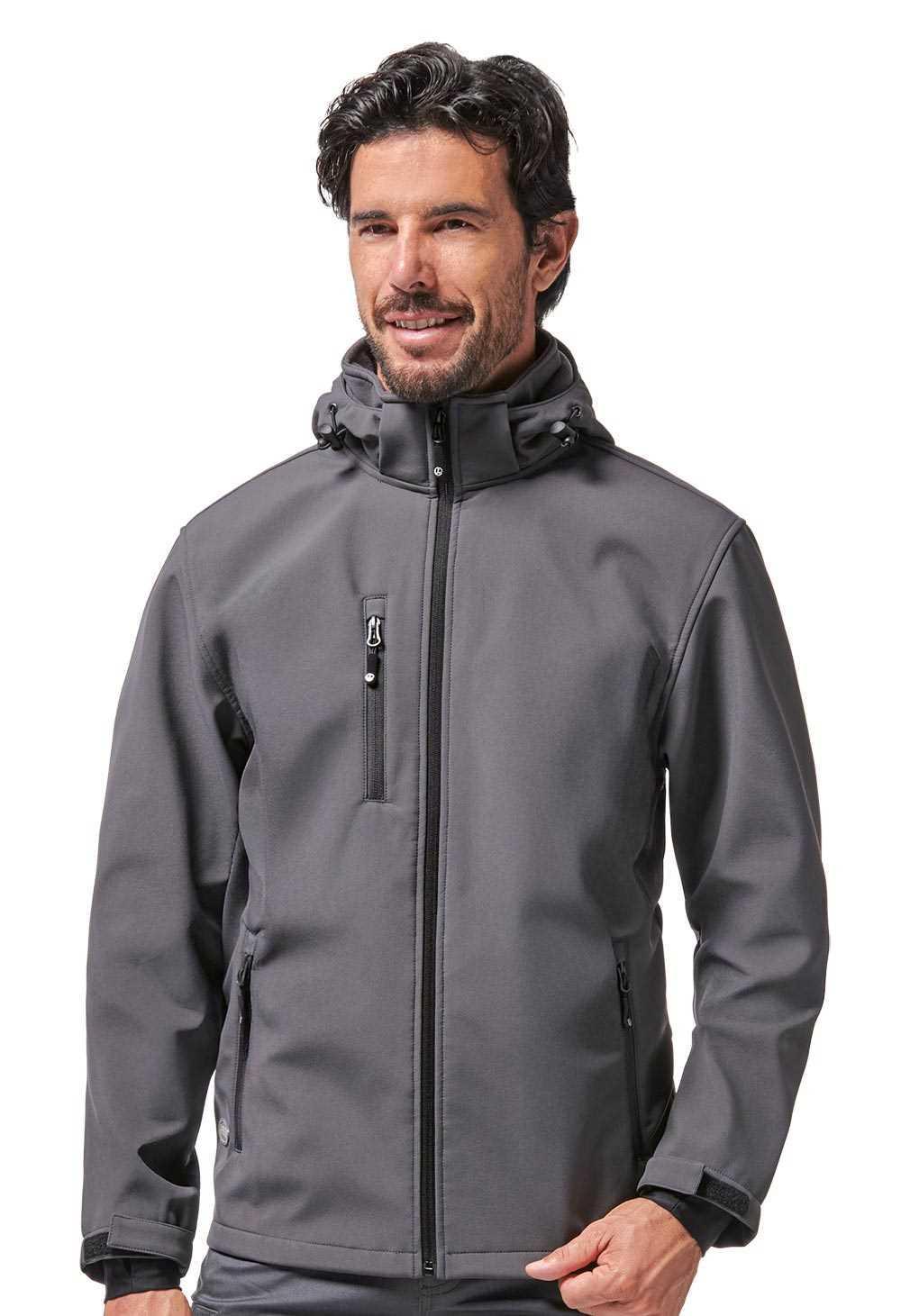 giacca invernale da lavoro soft shell grigia antivento logica artico2 taglia xl