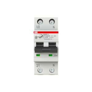 Magnetotermico differenziale 1p+n 4,5ka 10a tipo ac 30ma  ds201lc10ac30