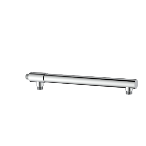 Braccio doccia a parete con deviatore ottone cromato 40cm 1/2" idrobric sapbra0023cr