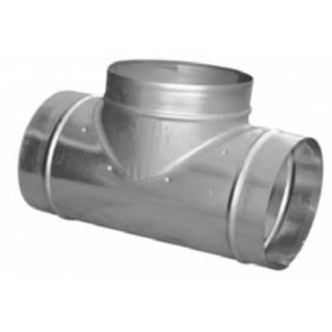 Derivazione a t 90 gradi d300x300 acciaio zincato  tee90300300