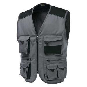 Gilet da lavoro estivo multitasche policotone  safari 2 taglia l