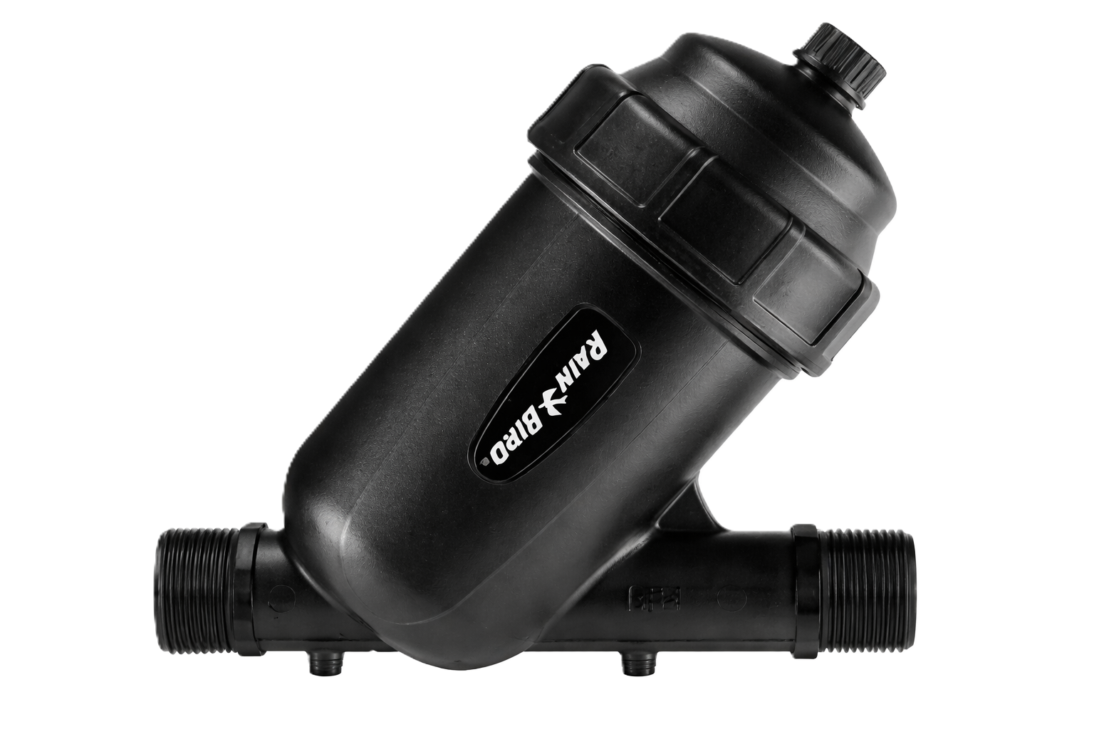 Filtro a dischi per irrigazione 1 pollice 130 micron Rain Bird nero in polipropilene con attacchi maschio