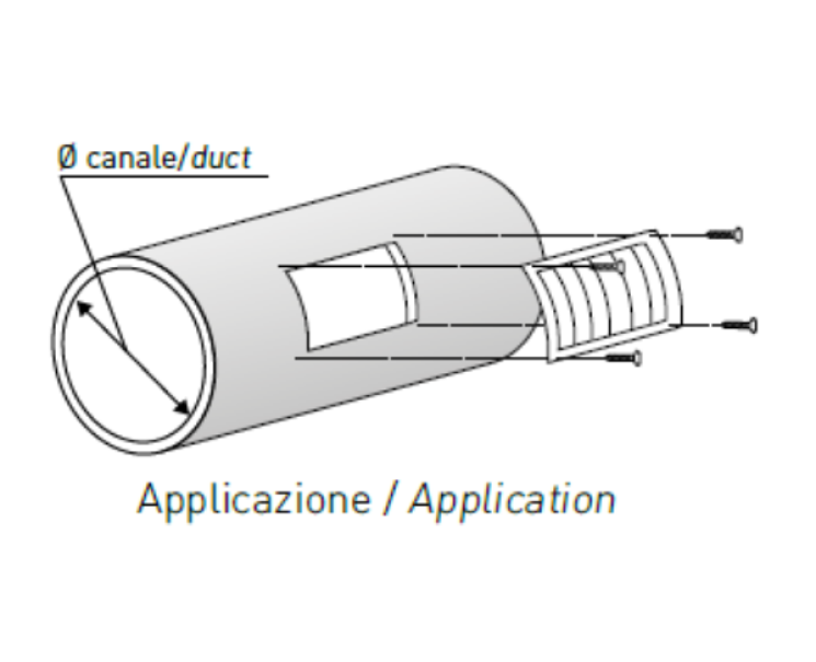 bocchetta circolare per sistemi di ventilazione acciaio zincato 500x75 mm DN150 bocchetta circolare in acciaio zincato per condotte aria 500x75 mm DN150