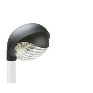 Testa-palo ø60 tondo e27 nero ip44 vetro  residence 273 06