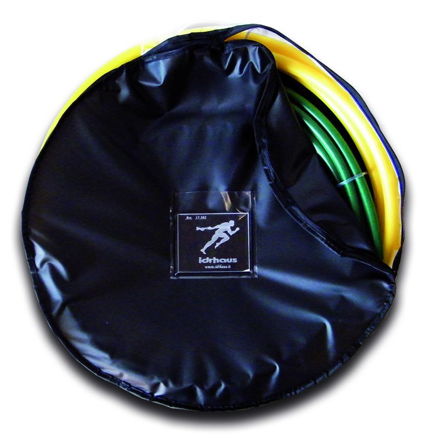 borsa in tessuto tecnico con molle curvatubi per tubi in pe da 4 metri