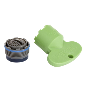 Aeroflux incasso cache coin slot m18,5 con chiave neoperl idrobric blirom0109cs