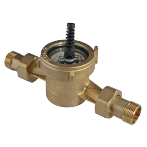 Contatore lancia impulsi a turbina 2 ottone per acqua fredda  ctfi50 nea2000021