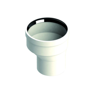 Riduzione asimmetrica pps scarico fumi 60m-80f con guarnizione  108432