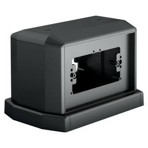 Torretta portautenze bifacciale 8 apparecchi pavimento ip54 grigia ral 7030  ec16001