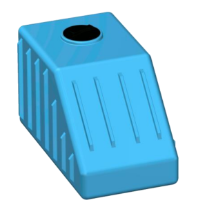 Serbatoio da esterno sottoscala 500 litri polietilene per acque potabili  ss500