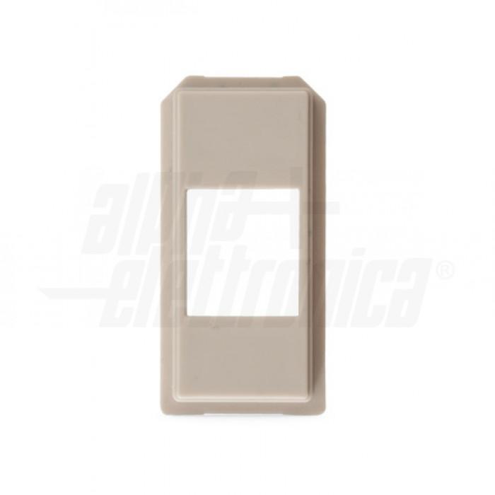 adattatore keyston compatibile bticino living now sabbia vista frontale adattatore keyston compatibile bticino living now sabbia vista frontale