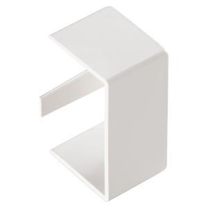 Tappo terminale canale parete 120 x 80 abs bianco ral 9001  ectt12080b