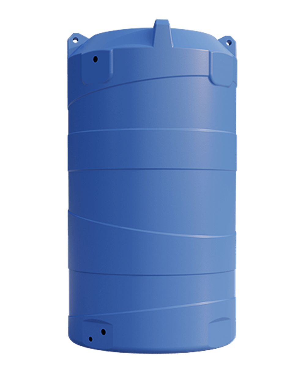 serbatoio verticale polietilene 500 litri uso esterno per stoccaggio acqua e liquidi alimentari Rototec modello linea Vertigo
