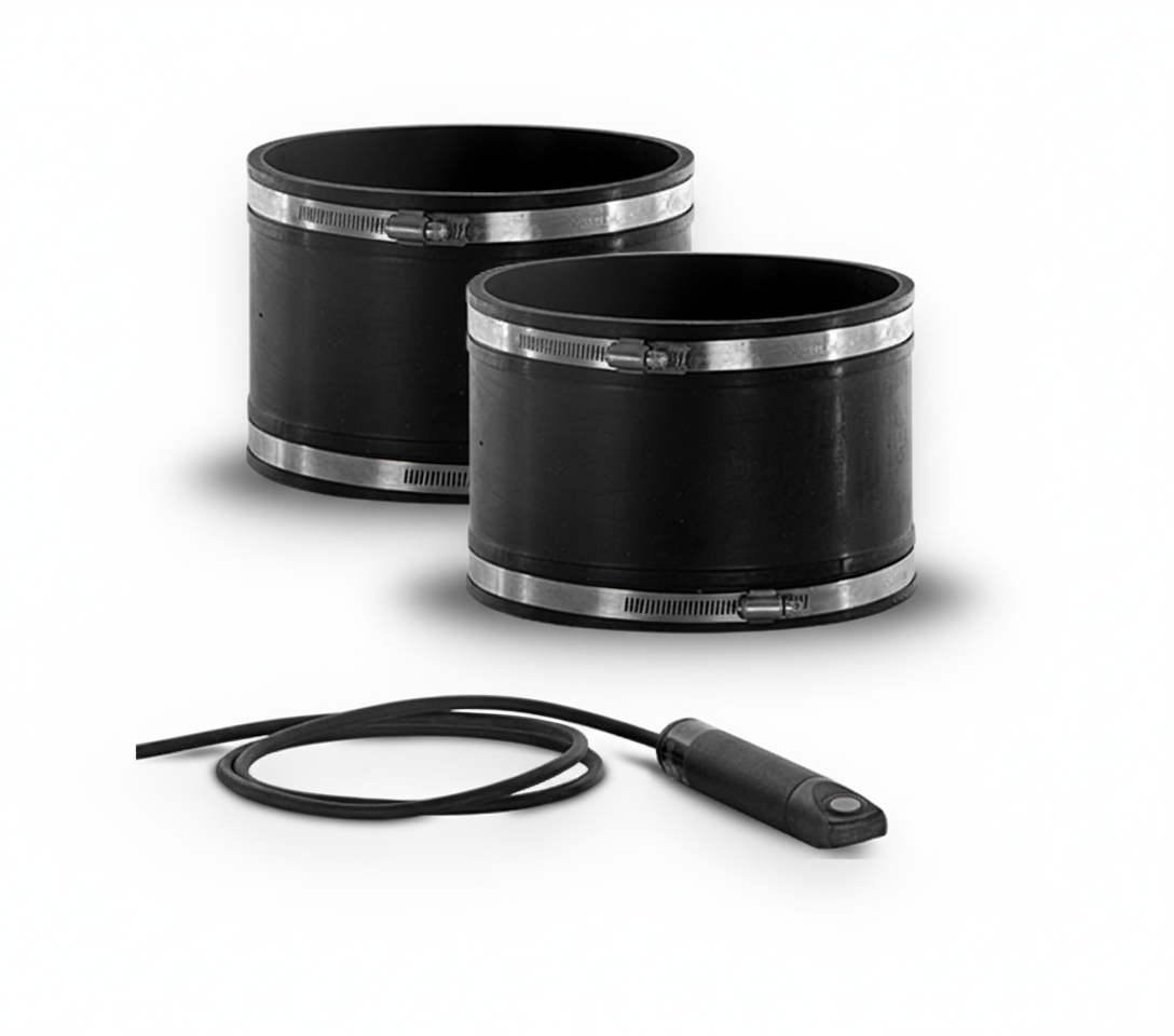 coppia manicotti in polimero diametro 160 mm per impianti ventilazione vortice