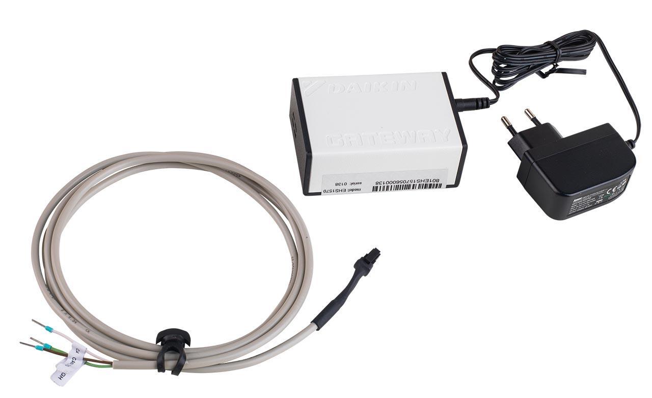 Gateway Daikin RoCon unitu00e0 di controllo centrale con cavi e alimentatore per sistemi riscaldamento