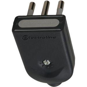 Spina mobile orientabile 2p+t 16a corpo in tecnopolimero nero  71004