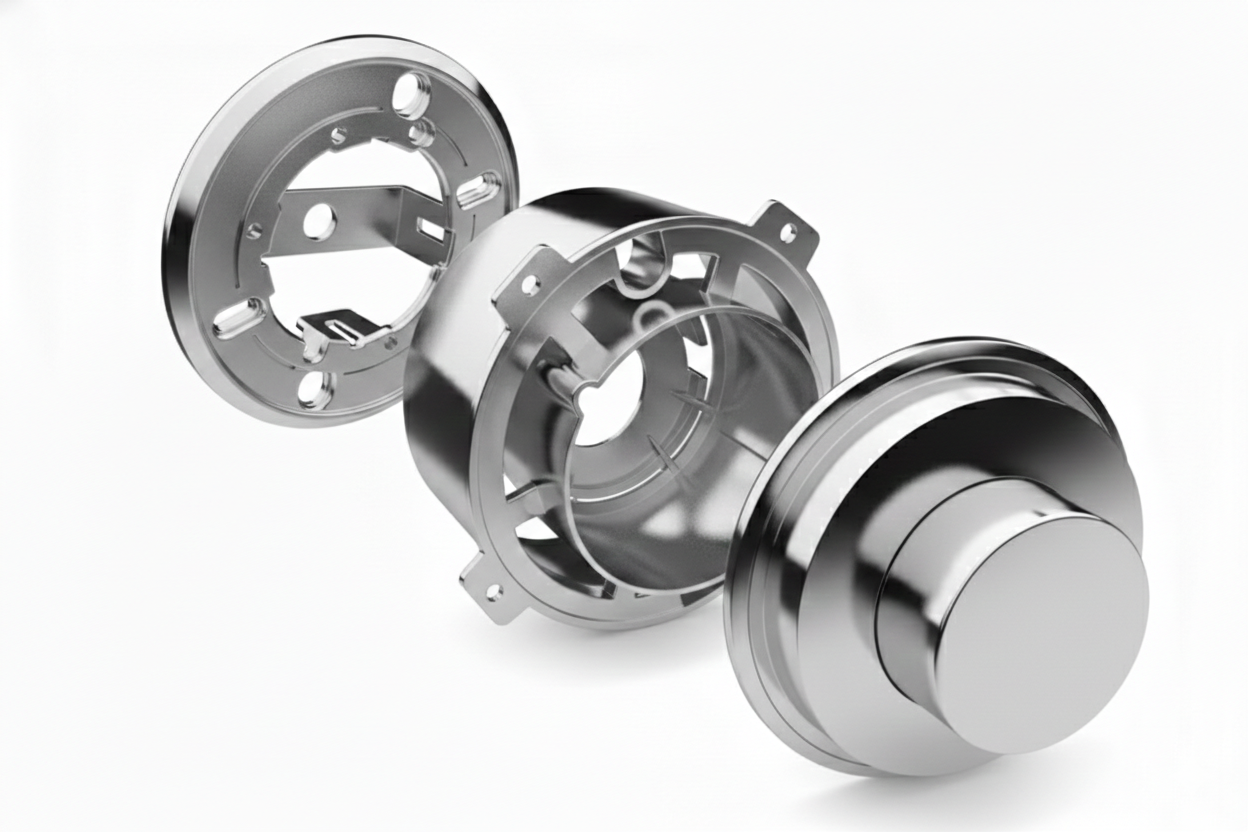 pulsante pneumatico cromato bampi per wc con montaggio incasso o esterno