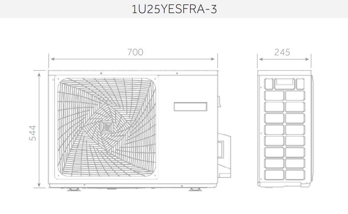climatizzatore inverter haier monosplit 9000 btu con unitu00e0 interna esterna e telecomando