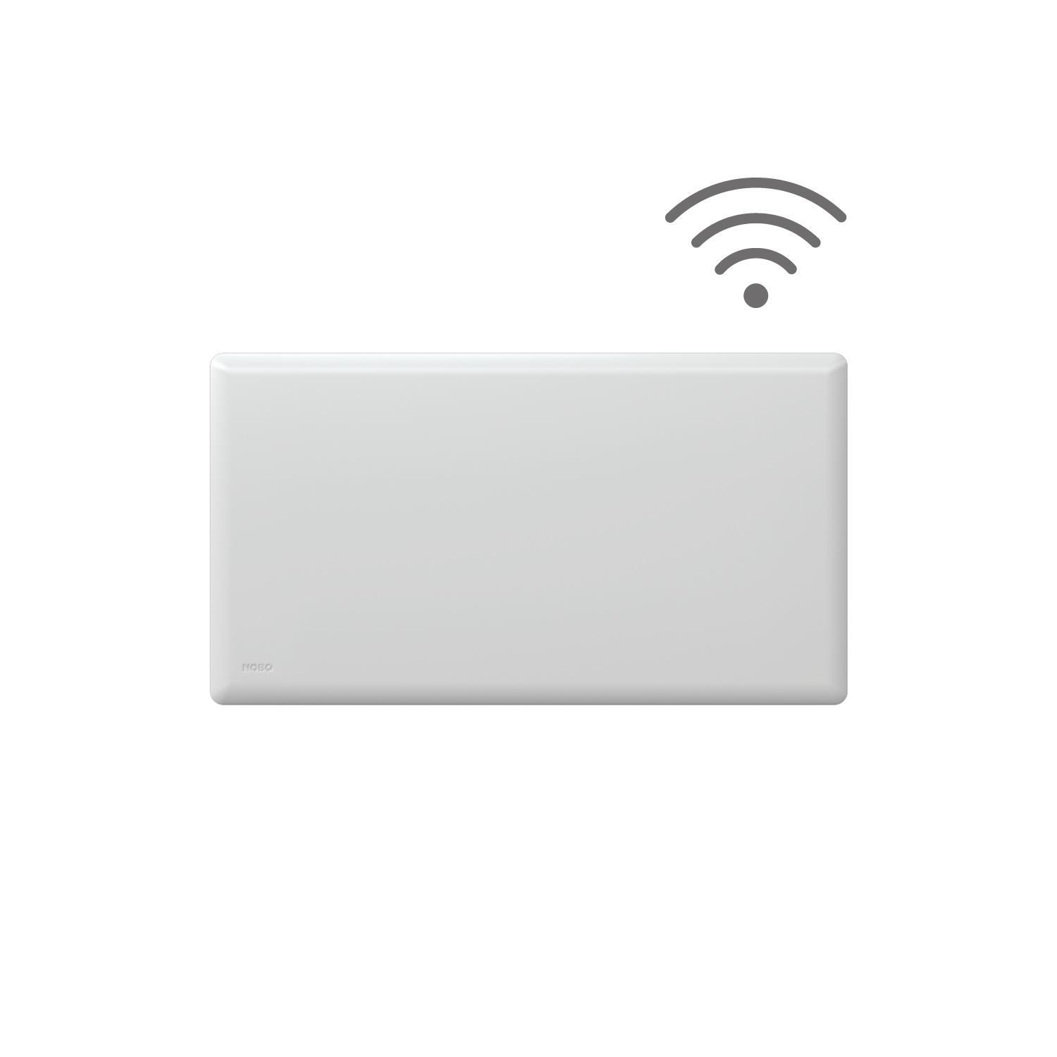 Radiatore elettrico WiFi NOBO Oslo 1000W pannello bianco smart controllo remoto